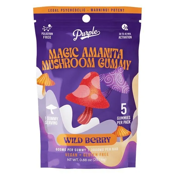 Purple Amanita Mushroom gummies – Wild Bery